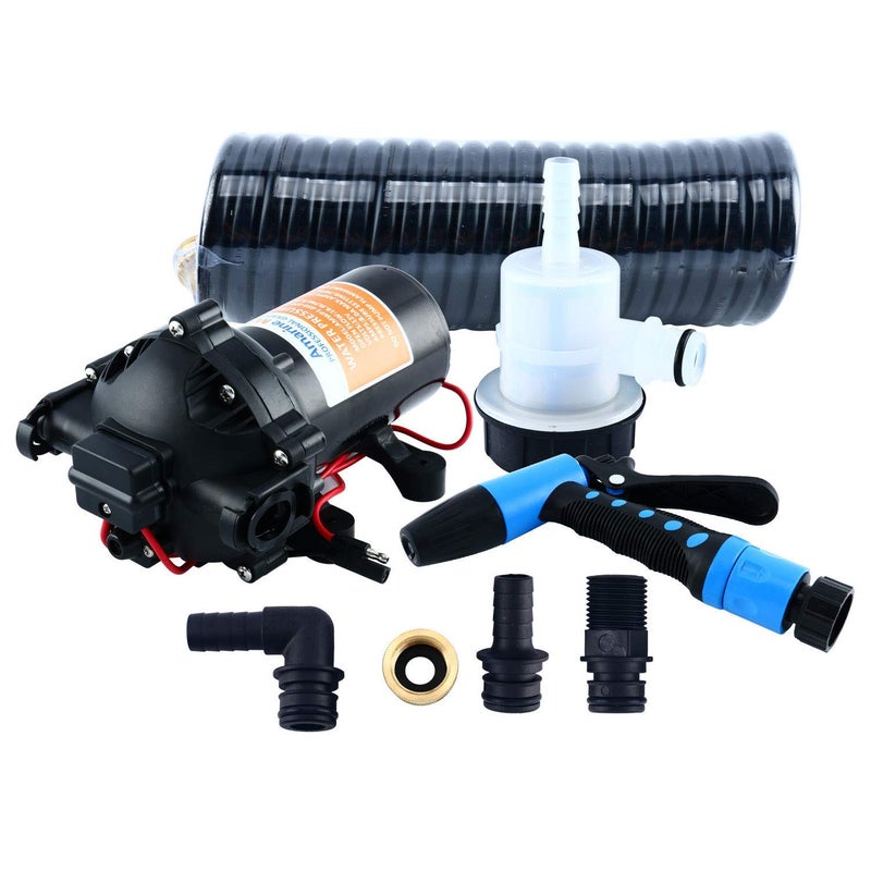 Amarine Made مجموعة مضخة غسيل سطح السفينة Amarine Made 70 PSI 12 فولت 5.0 جالون في الدقيقة لقافلة RV قارب يخت بحري - Image 1